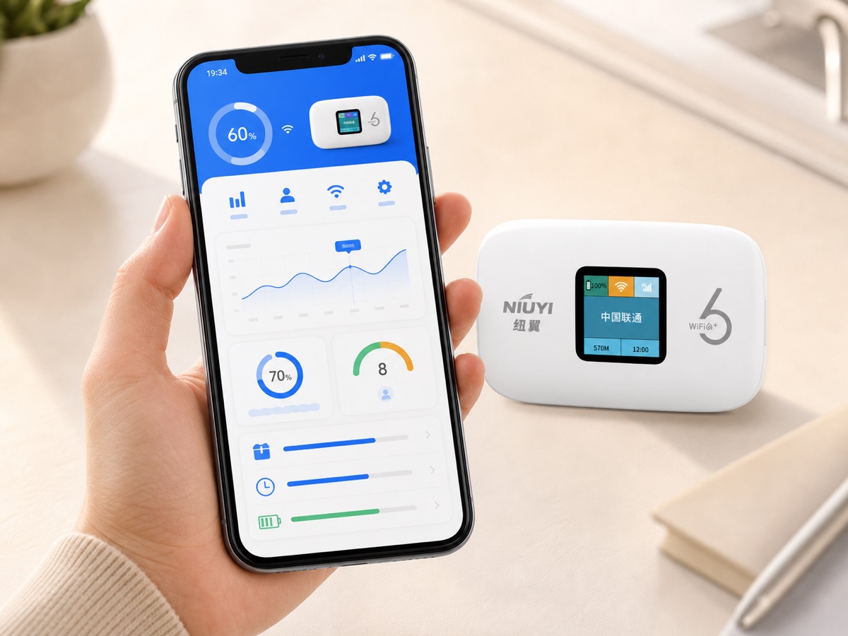 手机小程序管理随身 WiFi 用量